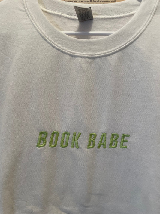 Book Babe Crewneck ***SAMPLE SIZE L***