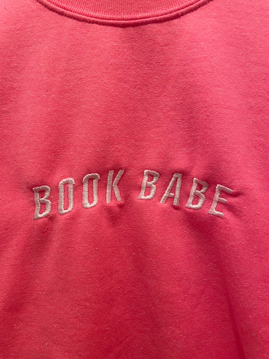 Book Babe Sweatshirt ***IMPERFECT/SAMPLE SIZE M***