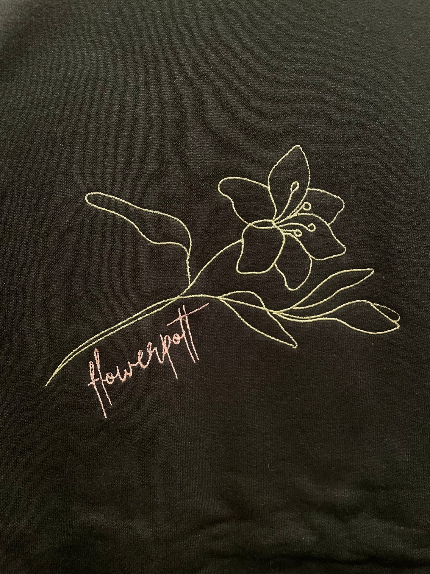 Flowerpott Crewneck ***SAMPLE SIZE M***