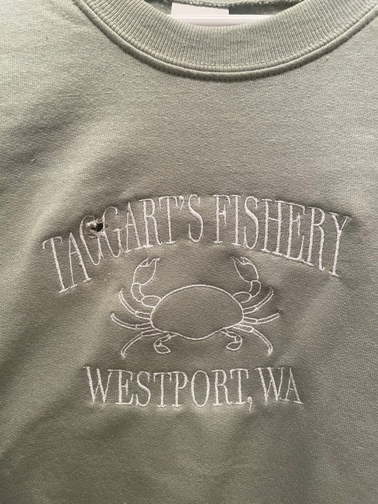 Taggart's Fishery Crewneck ***IMPERFECT SIZE M***