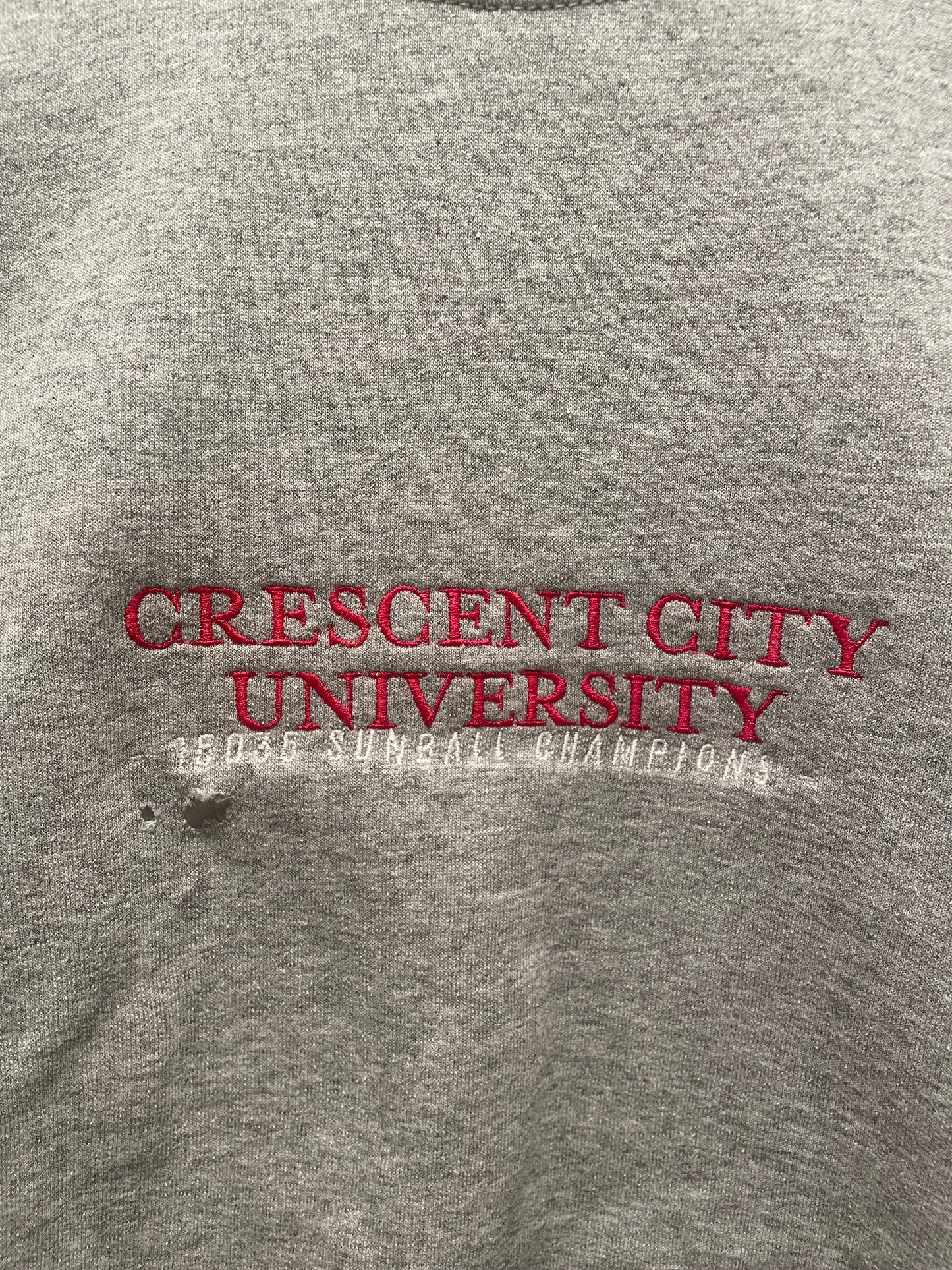 Crescent City University Crewneck ***IMPERFECT SIZE M***