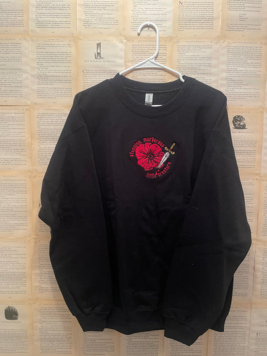 Poppy's Dagger Crewneck ***SAMPLE/IMPERFECT SIZE L***