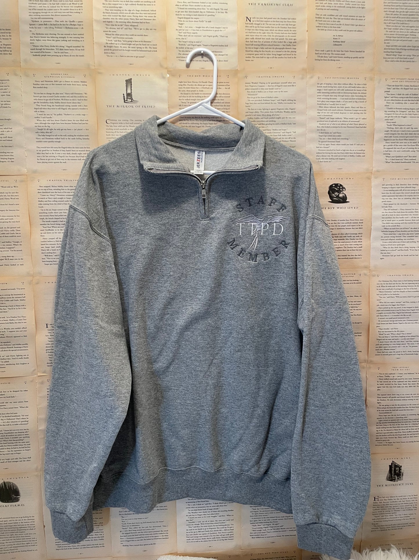 TTPD Staff Quarter Zip ***SAMPLE SIZE L***