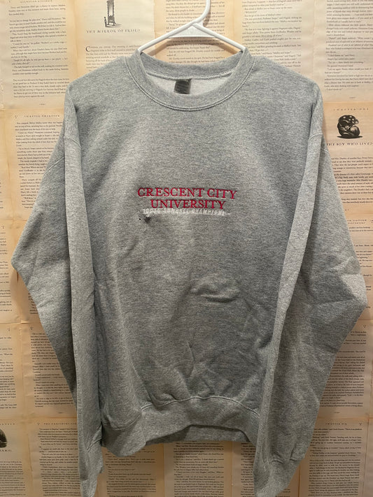 Crescent City University Crewneck ***IMPERFECT SIZE M***