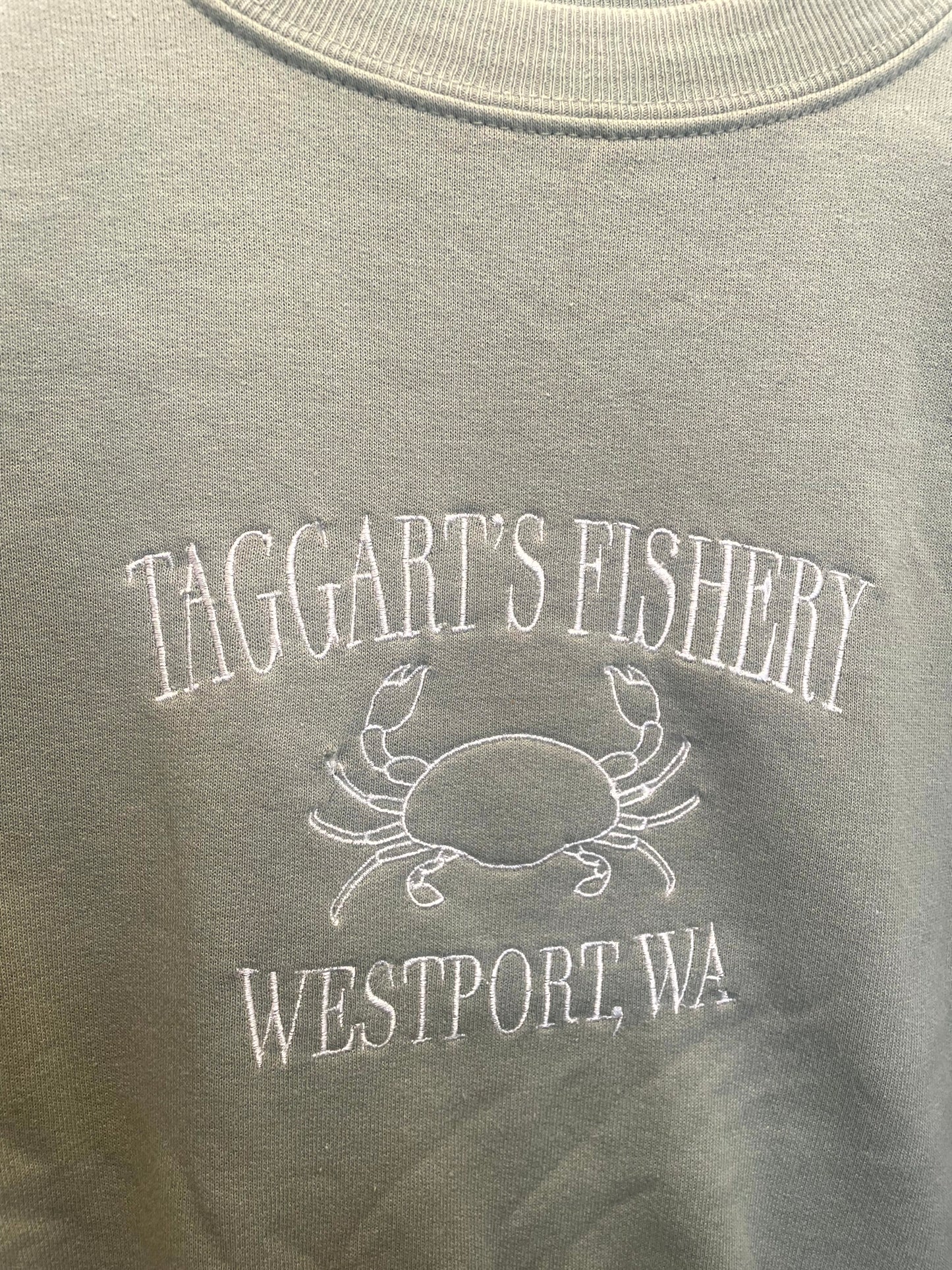 Taggart's Fishery Crewneck ***IMPERFECT/SAMPLE SIZE M***