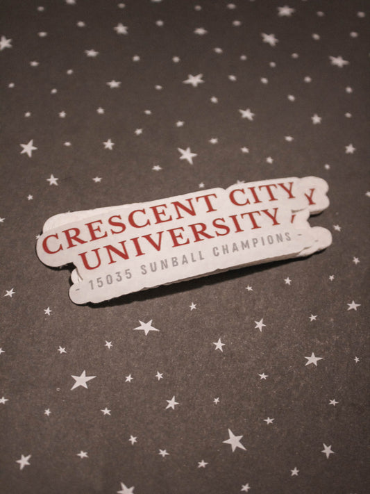 Crescent City University Sticker