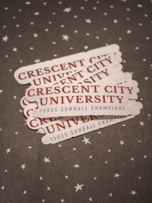 Crescent City University Sticker