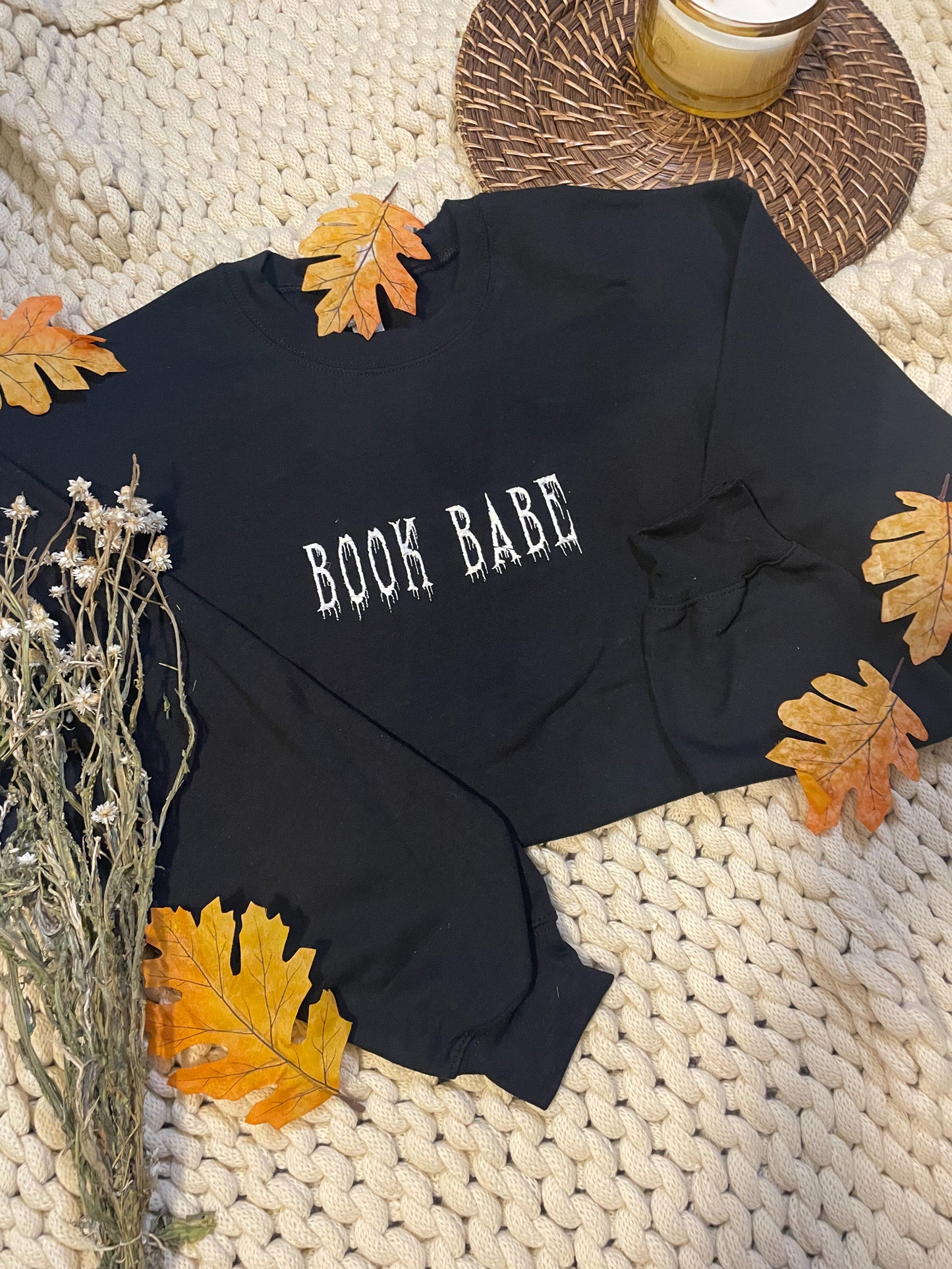 Spooky Book Babe Crewneck