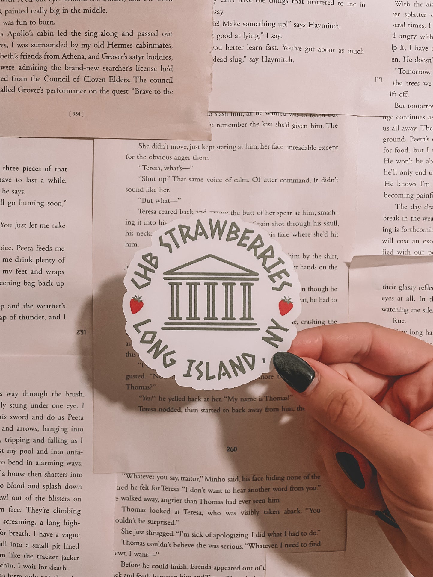 CHB Strawberries Sticker