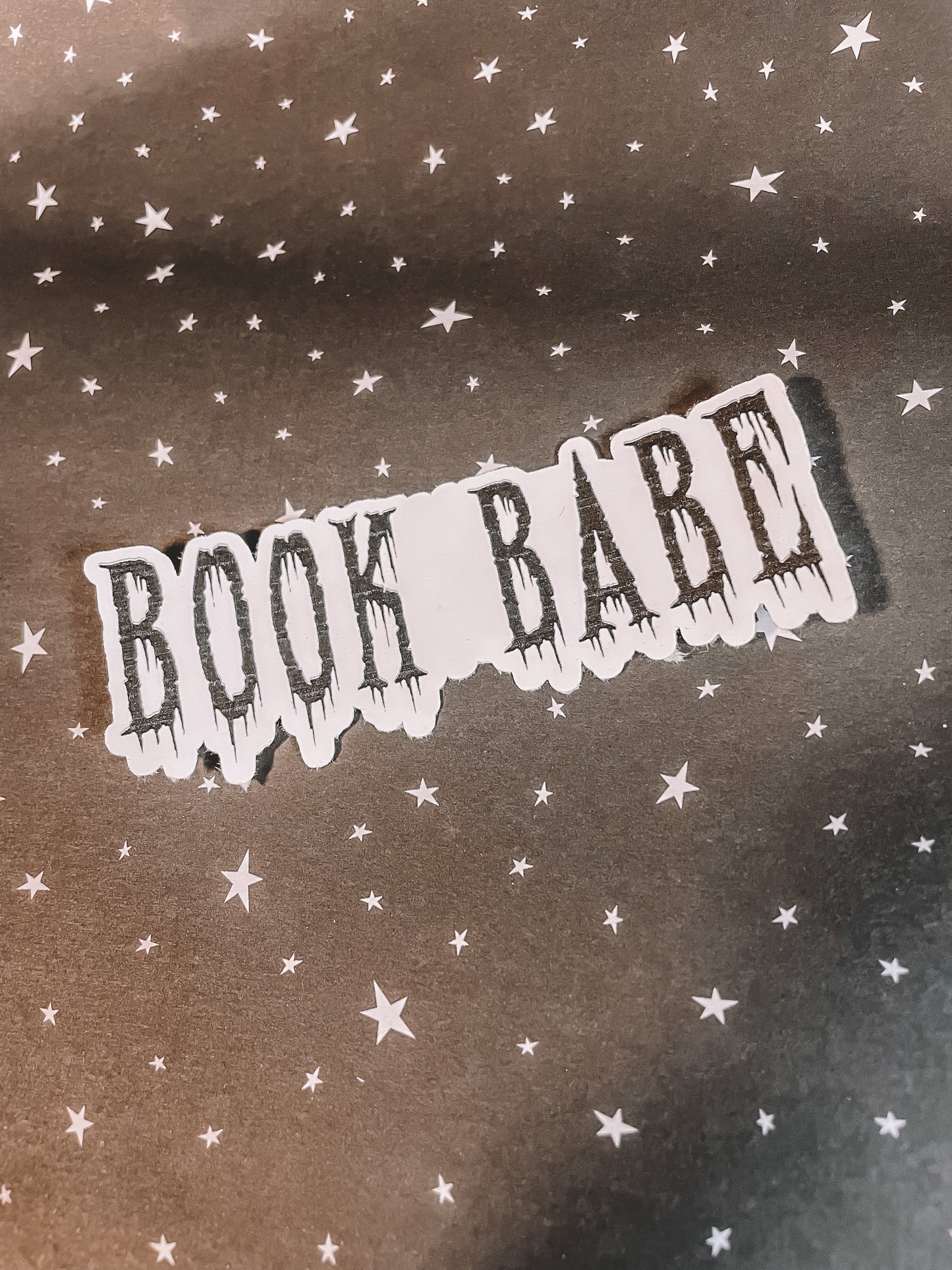 Spooky Book Babe Sticker