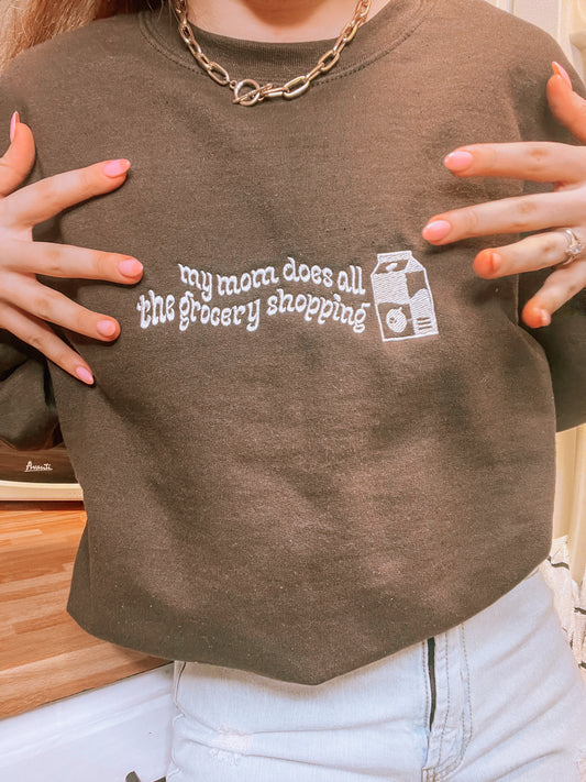 Grocery Shopping Crewneck