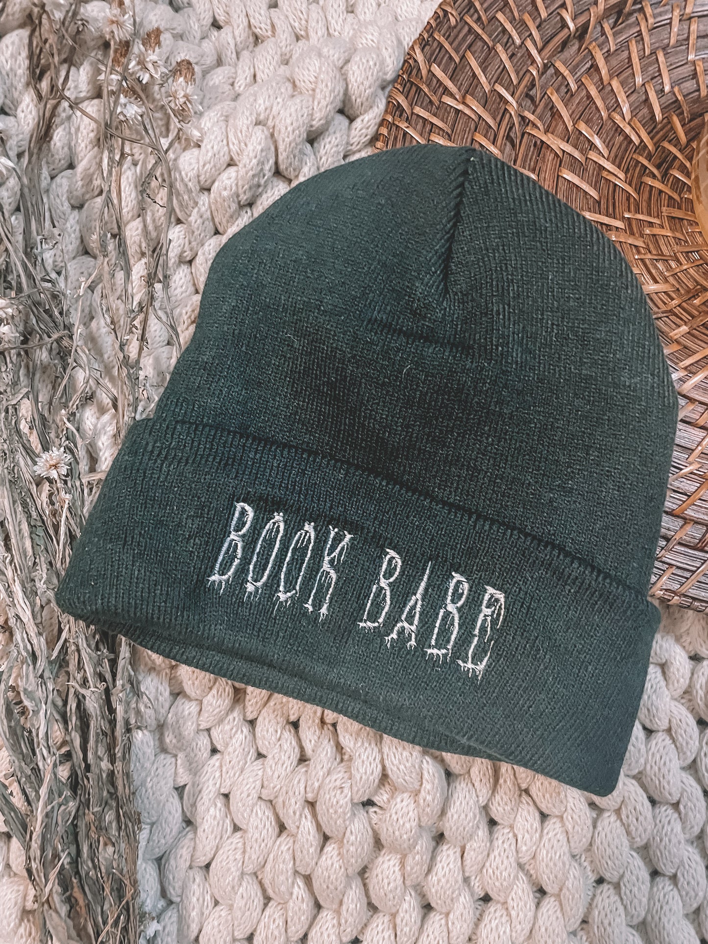 Spooky Book Babe Beanie