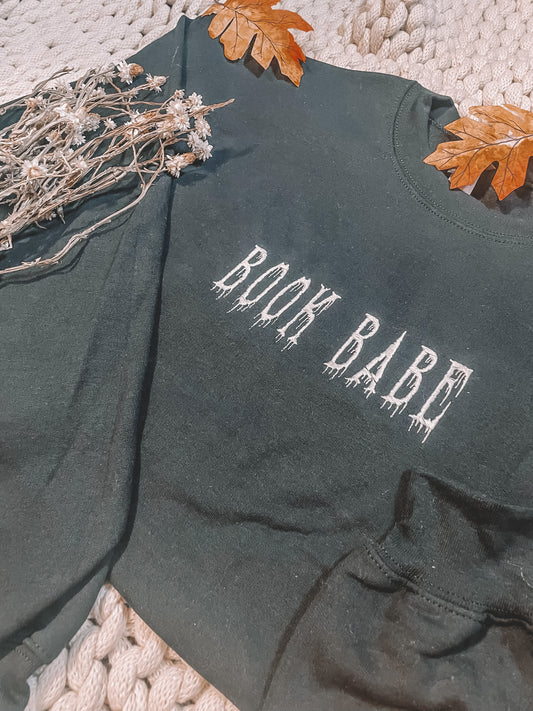 Spooky Book Babe Crewneck