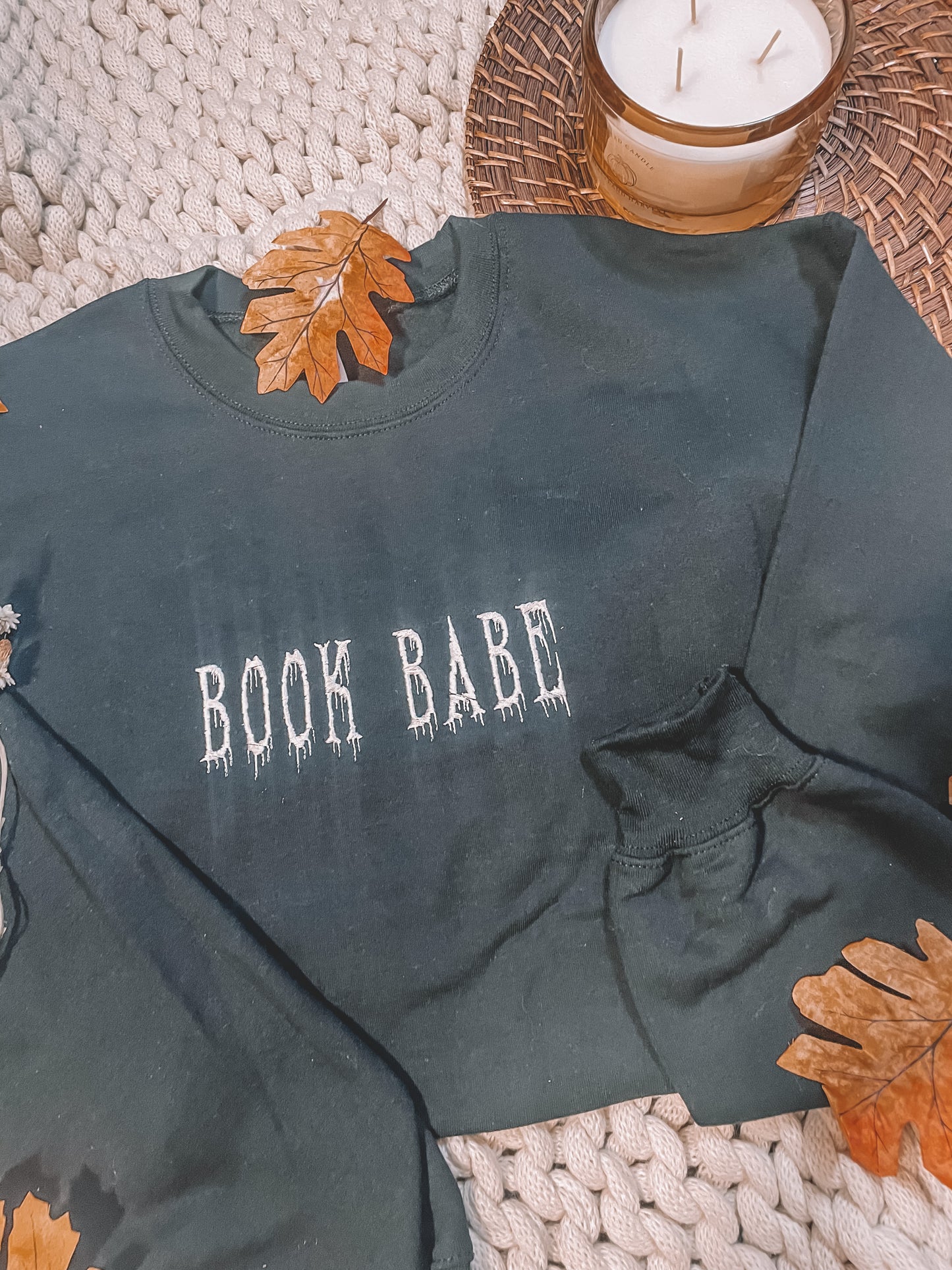 Spooky Book Babe Crewneck