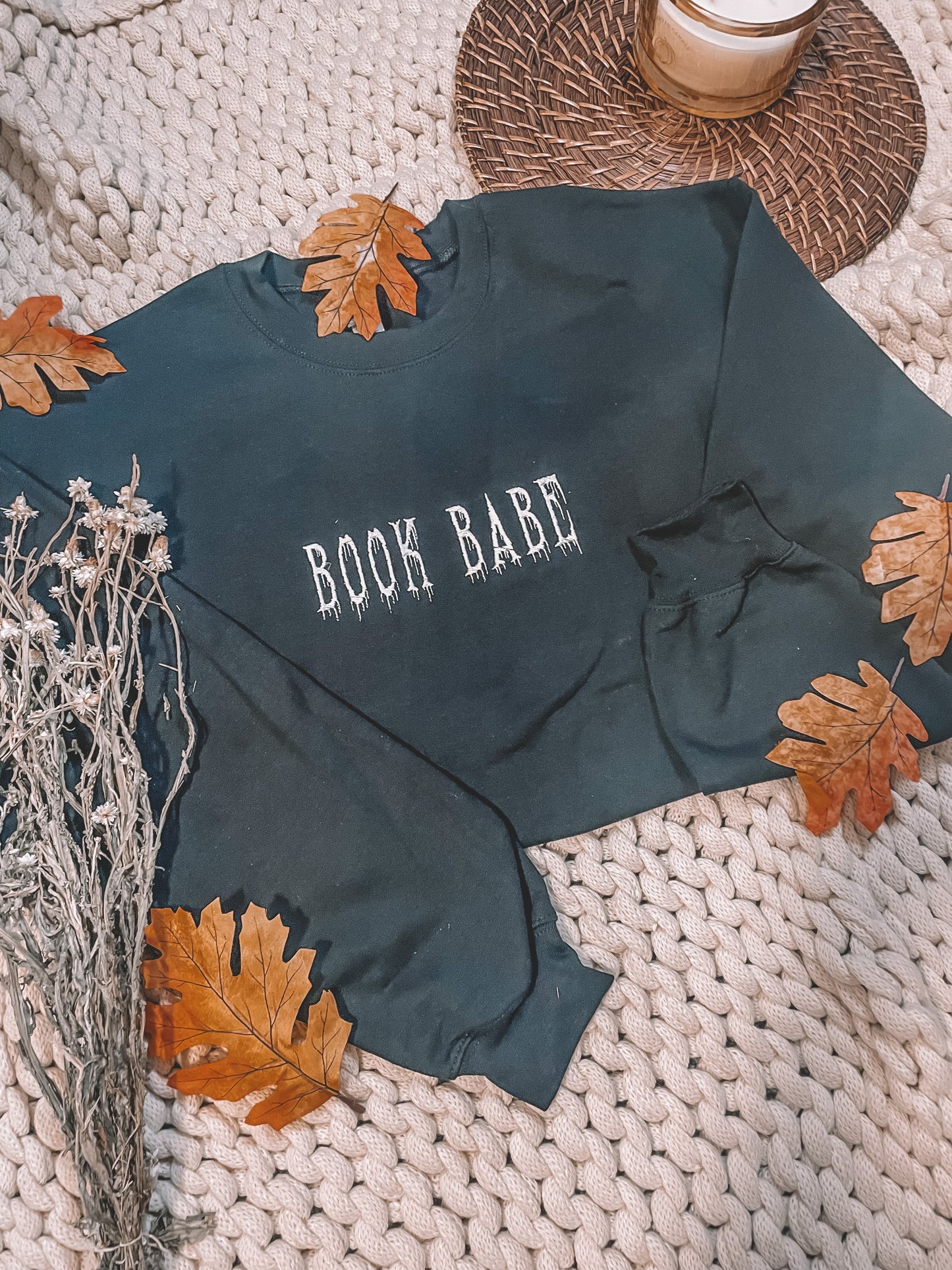 Spooky Book Babe Crewneck